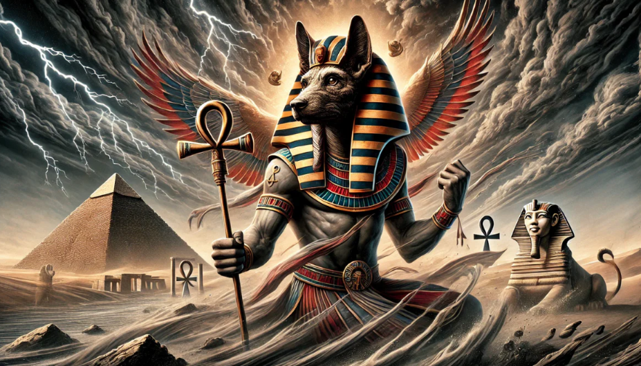 Bůh Seth (zdroj: https://egyptian-history.com)
